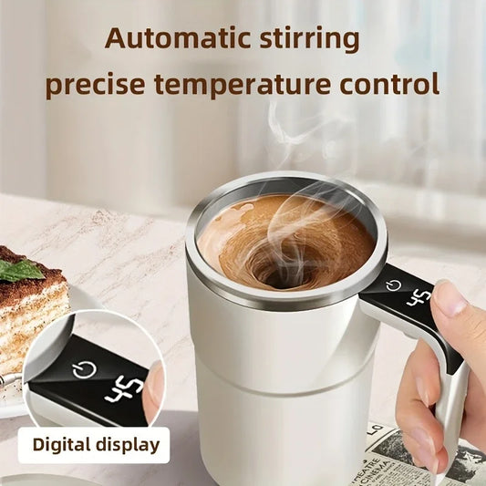 Self-Stirring Smart Coffee Cup — Auto-Mix Every Sip