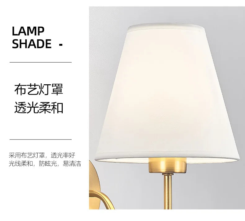 Modern Fabric Wall Sconce