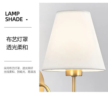 Modern Fabric Wall Sconce