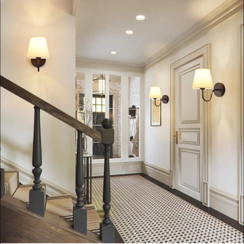 Modern Fabric Wall Sconce
