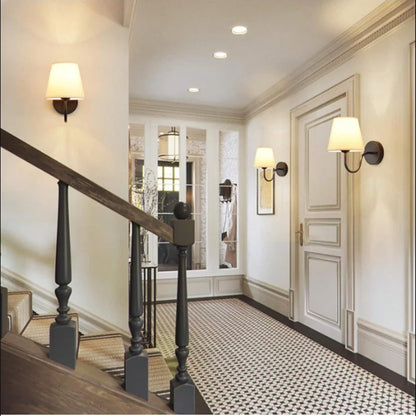 Modern Fabric Wall Sconce