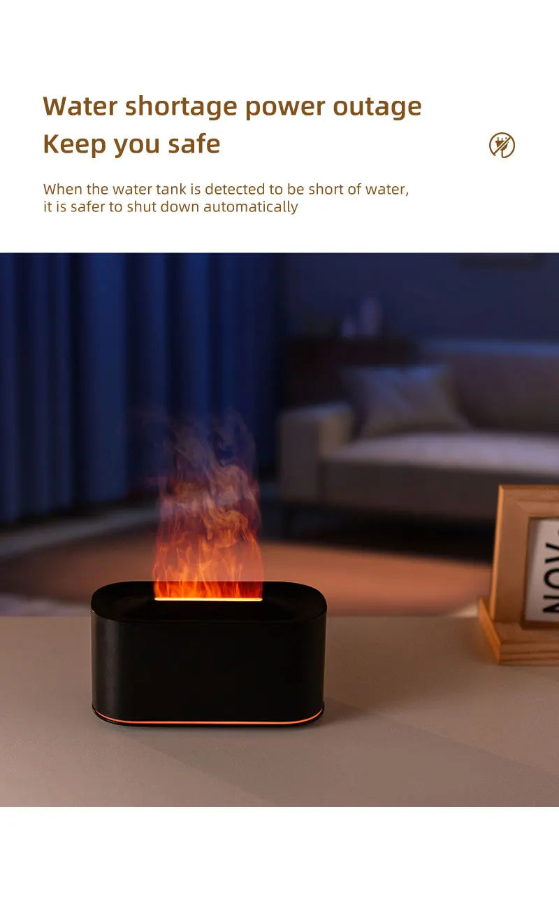 Flame Effect Aromatherapy Diffuser