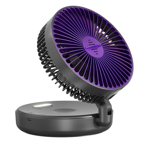 Foldable Glow-in-the-Dark Desk Fan