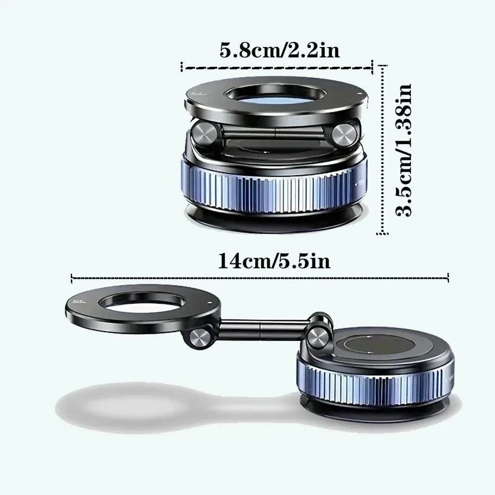 2026 Magnetic vacuum  car phone holder 360 adjustable mount Stone's Store