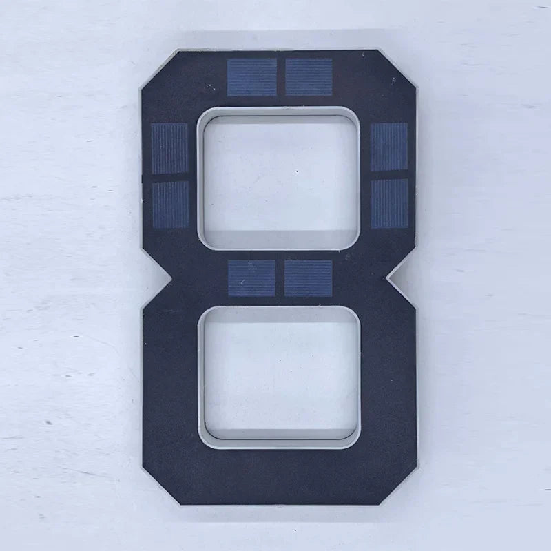 SolarAddress™ LED Numbers 🌞💡 — Easy-to-Spot Home Style