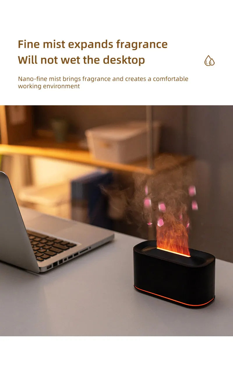 Flame Effect Aromatherapy Diffuser