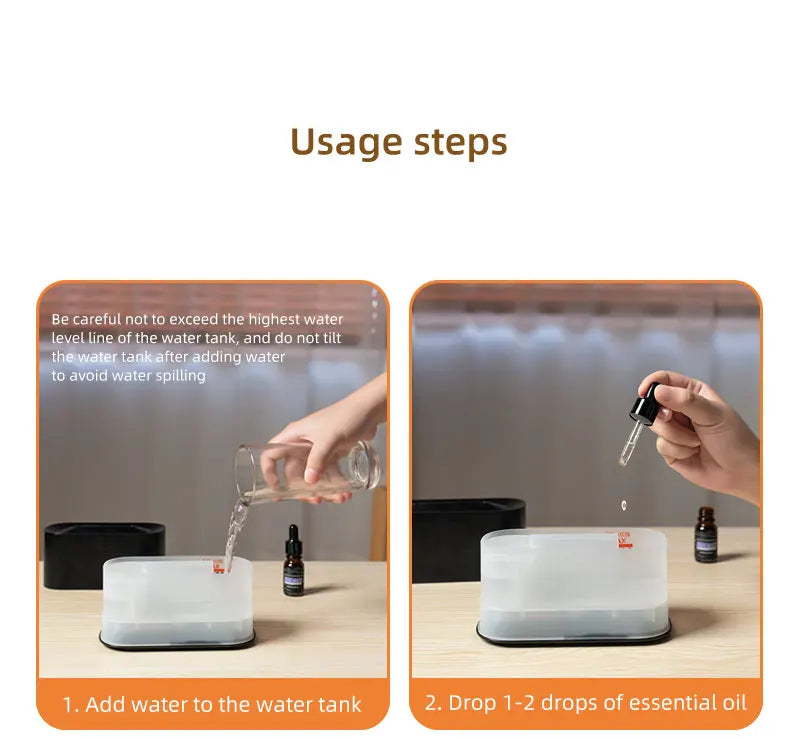 Flame Effect Aromatherapy Diffuser