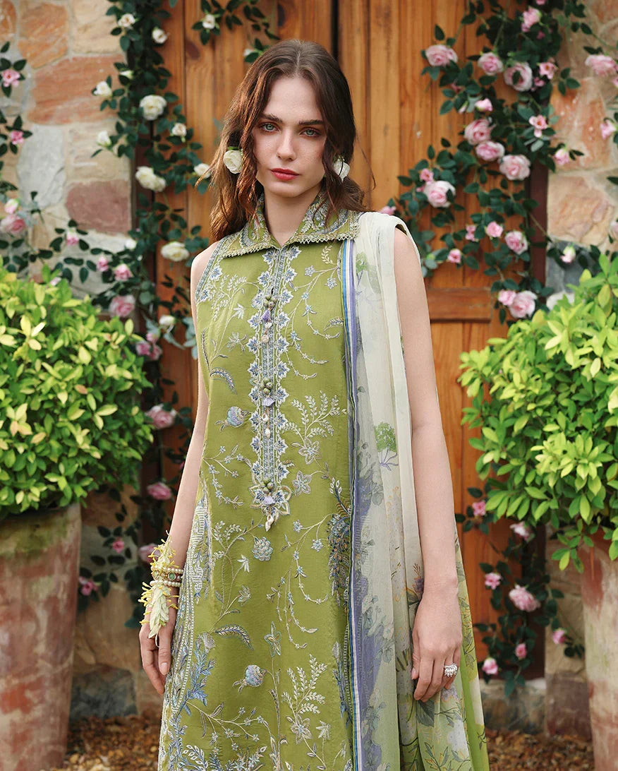 Whispering Ivy Embroidered Lawn Suit