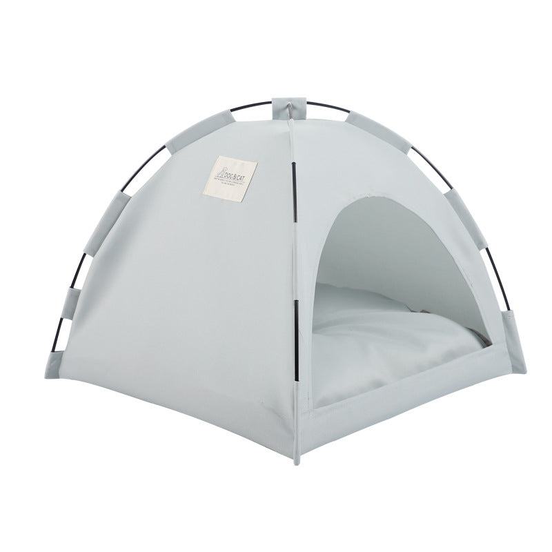 Cat Tent Cooling Mat  Dog House Pet Sofa Camping Dog Bed With Cushion For Dog Kennel Indoor Cat Nest Cat Bed Pets Products null