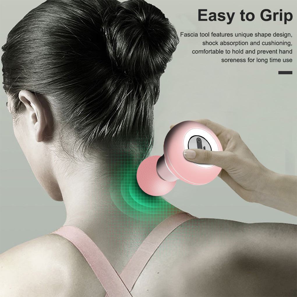 Mini pocket electric fascia massage gun for deep muscle pain relief and slimming