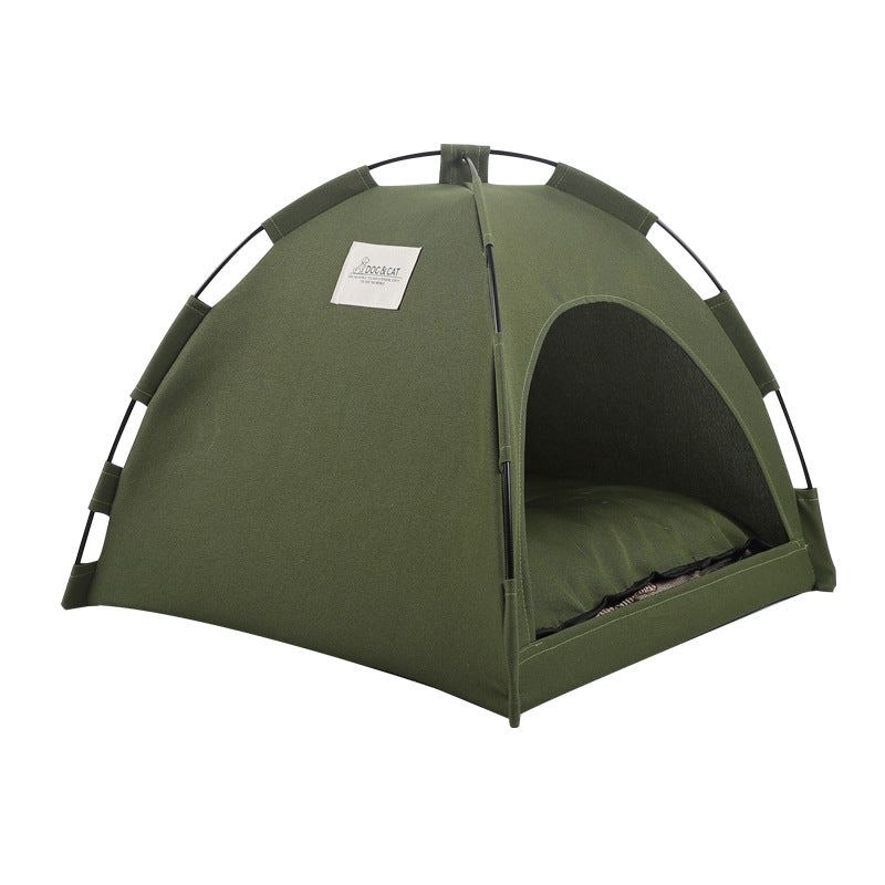 Cat Tent Cooling Mat  Dog House Pet Sofa Camping Dog Bed With Cushion For Dog Kennel Indoor Cat Nest Cat Bed Pets Products null