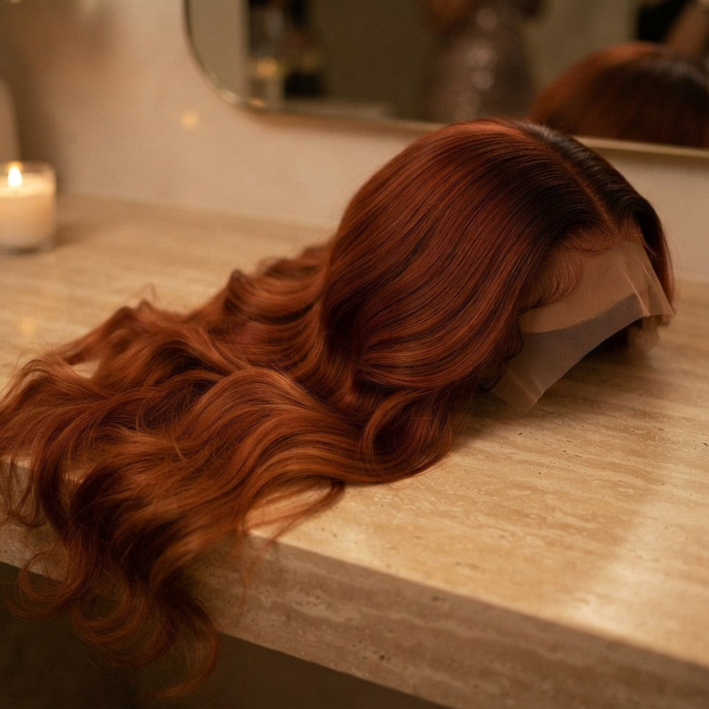 Reddish Brown Body Wave Wig Dream Voice