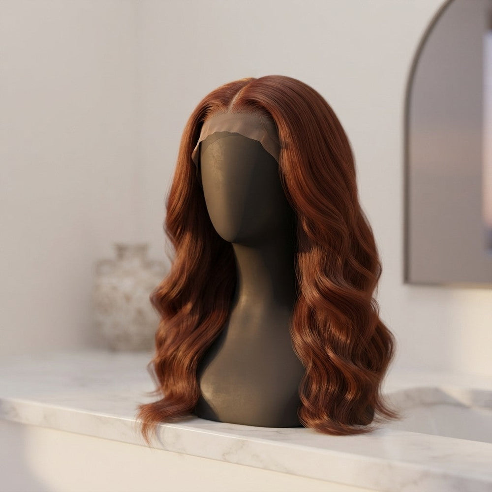 Reddish Brown Body Wave Wig Dream Voice