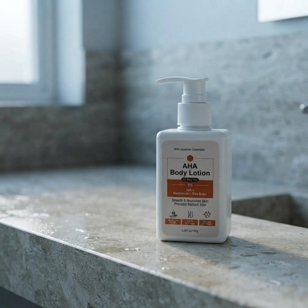 AHA Body Lotion – 5% AHA + Niacinamide + Shea Butter OYMOUY