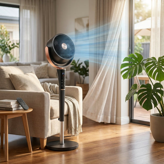 NovaBreeze™ Quiet Oscillating Pedestal Fan Dream Voice