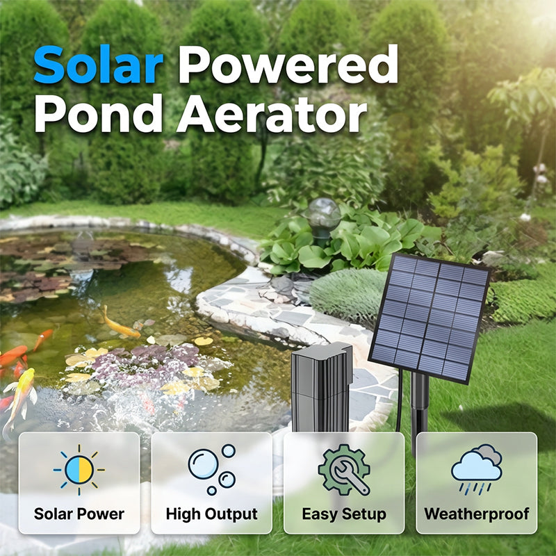 Solar Pond Aerator with Pump