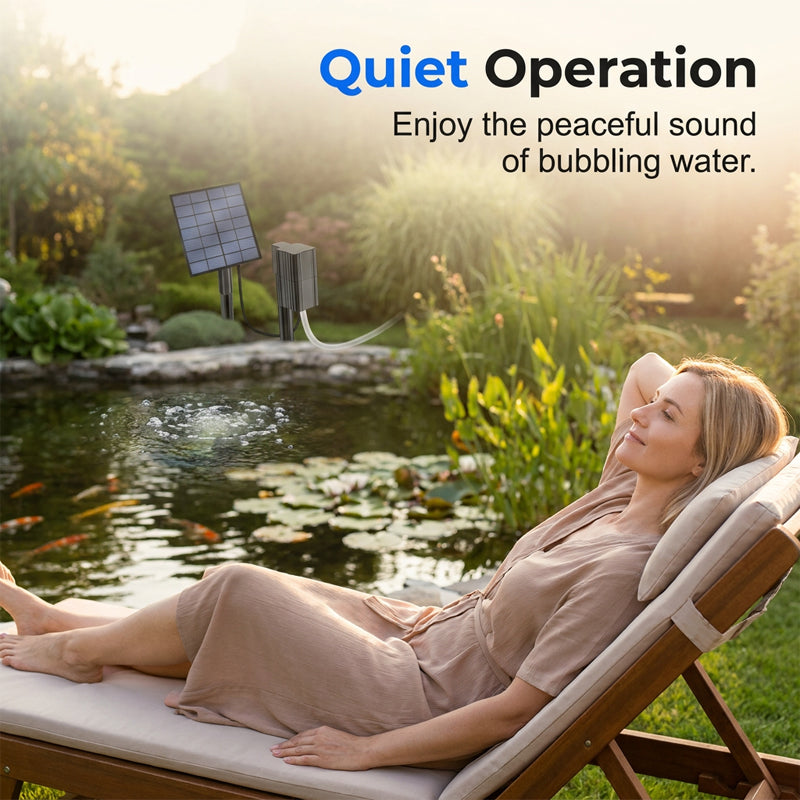 Solar Pond Aerator with Pump