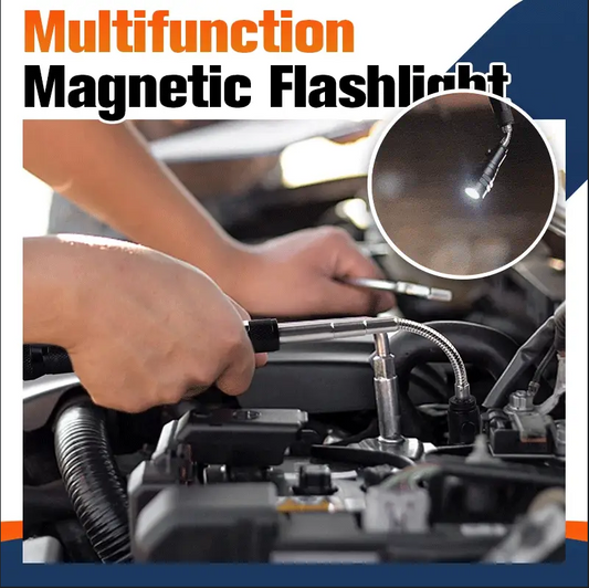 Telescopic Magnetic Flashlight